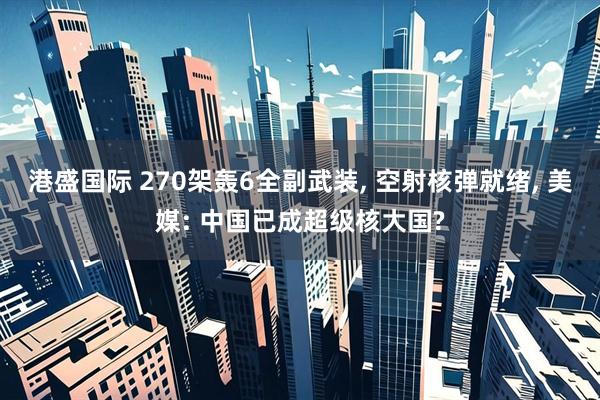 港盛国际 270架轰6全副武装, 空射核弹就绪, 美媒: 中国已成超级核大国?