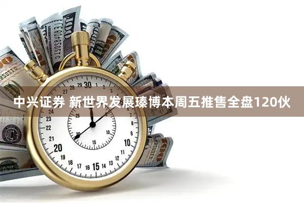 中兴证券 新世界发展瑧博本周五推售全盘120伙