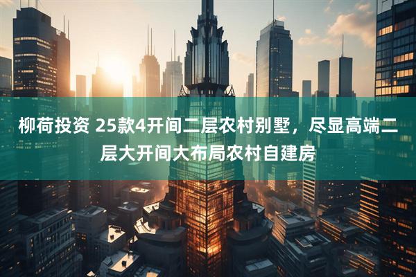 柳荷投资 25款4开间二层农村别墅，尽显高端二层大开间大布局农村自建房