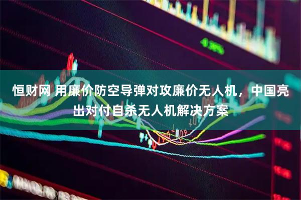 恒财网 用廉价防空导弹对攻廉价无人机，中国亮出对付自杀无人机解决方案