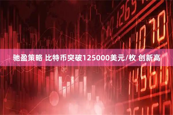 驰盈策略 比特币突破125000美元/枚 创新高